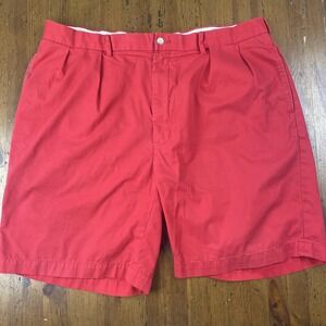 Polo Golf Ralph Lauren Fairway Fit Men's‎ 40 Red Pleated Cotton Chino Crest Logo